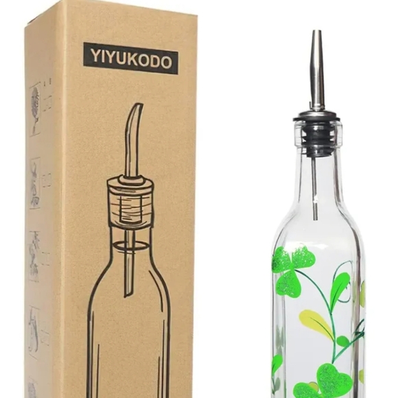 Other - Hand Painted Oil Dispenser Bottle